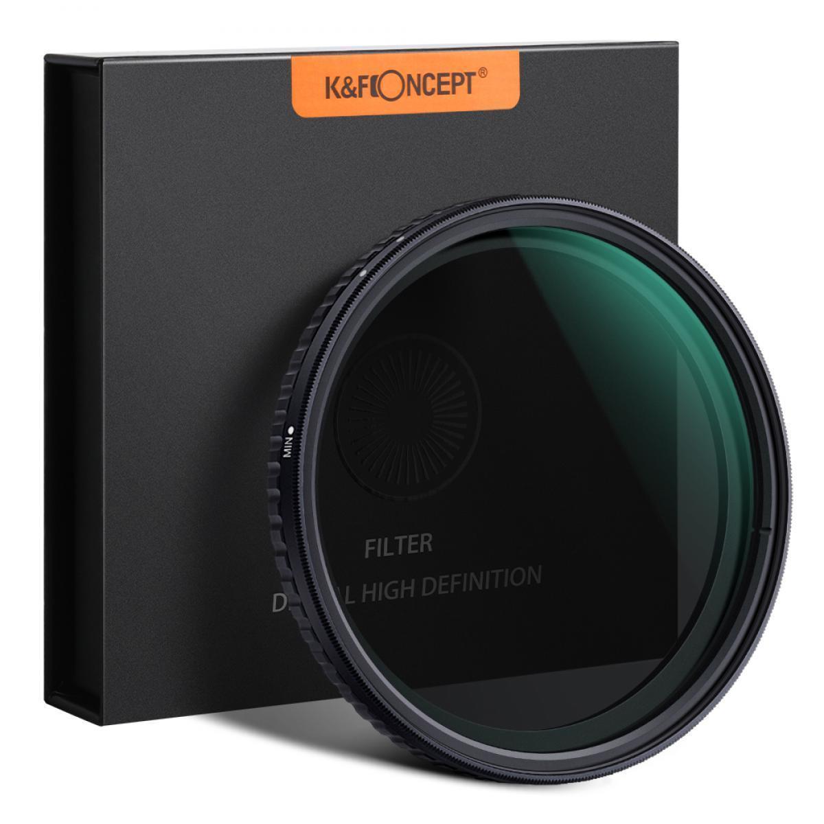 K&F 58MM Variable ND8-ND128 Filter Nano Coated_TP