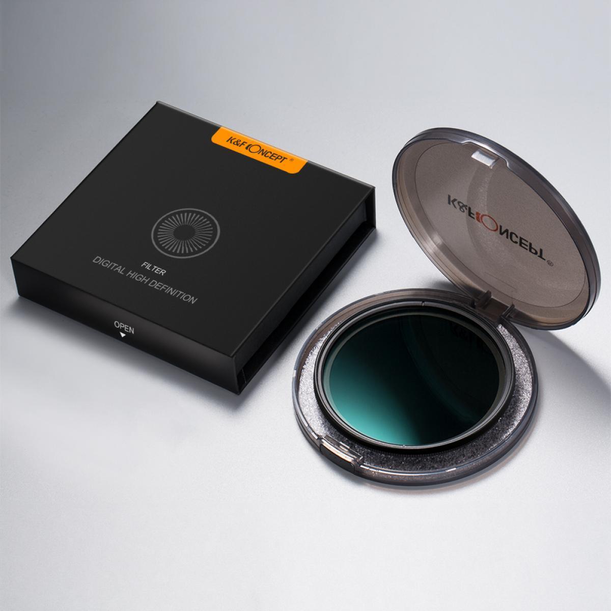 K&F 58MM Variable ND8-ND128 Filter Nano Coated_TP