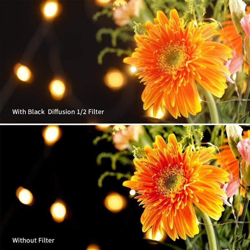 K&F 77mm. Nano-X, Optical Glass black soft filter 1_2 ultra-clear _TP
