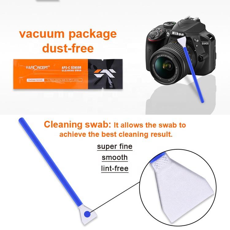 K&F CONCEPT APS-C SENSOR CLEANING SWAB KIT_TP