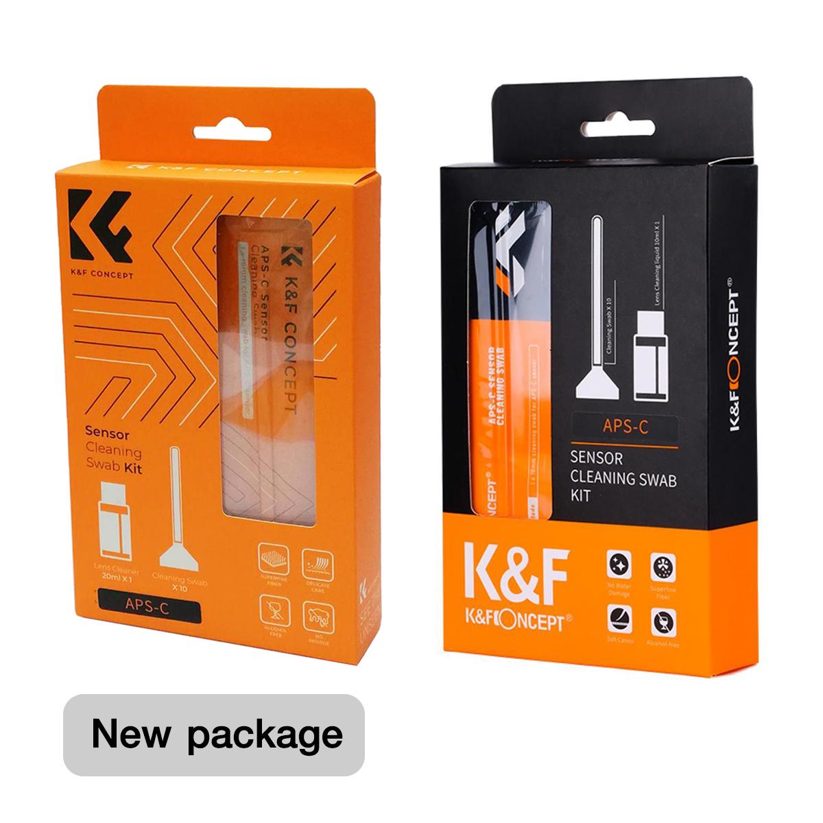 K&F CONCEPT APS-C SENSOR CLEANING SWAB KIT_TP