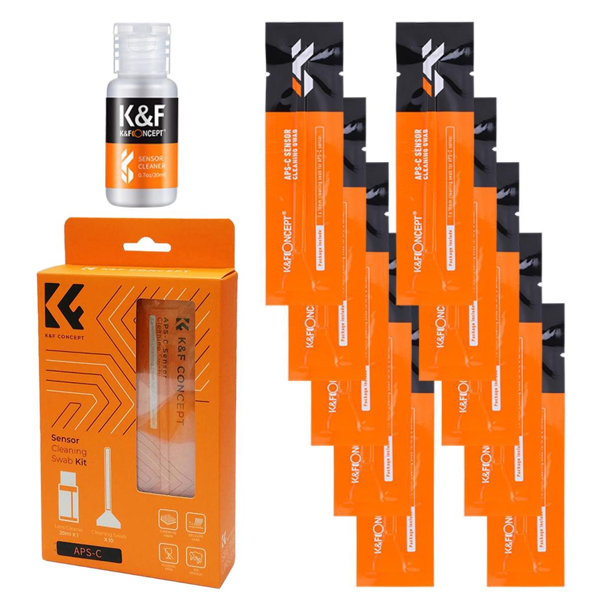 K&F CONCEPT APS-C SENSOR CLEANING SWAB KIT_TP