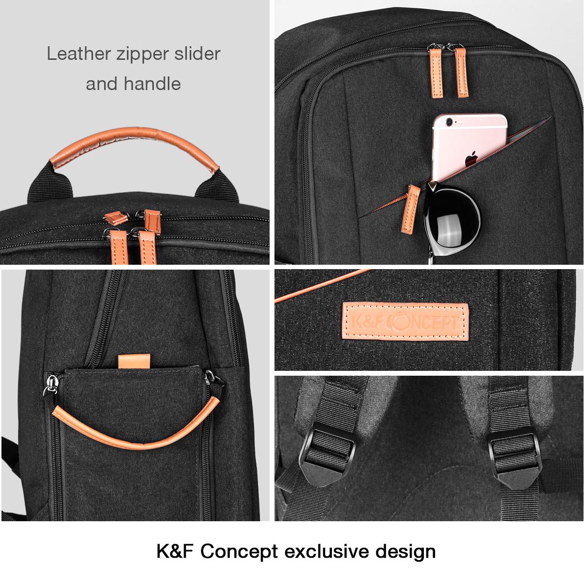 K&F Concept 13.072 DSLR Camera Travel Multi-functional Backpack_TP