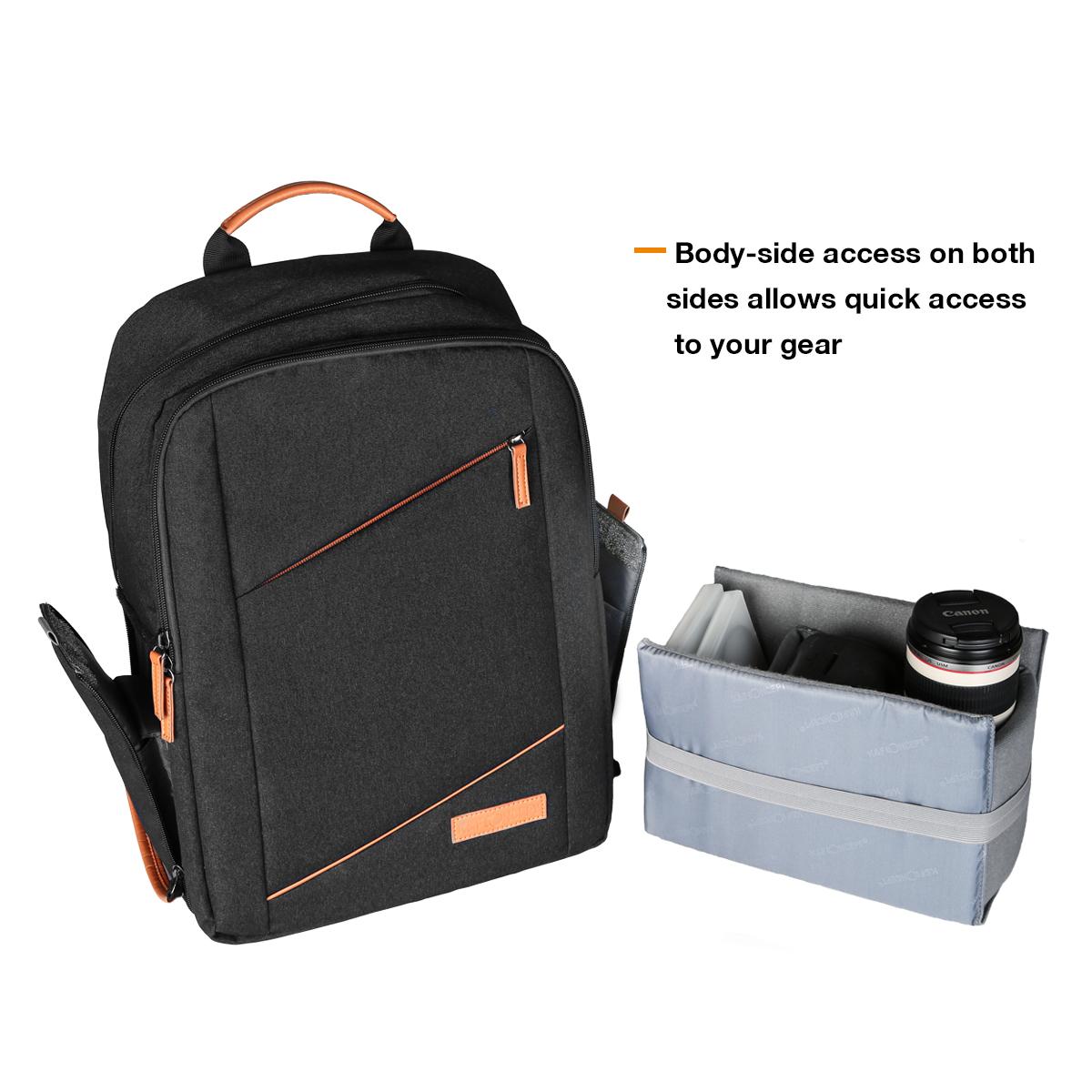 K&F Concept 13.072 DSLR Camera Travel Multi-functional Backpack_TP
