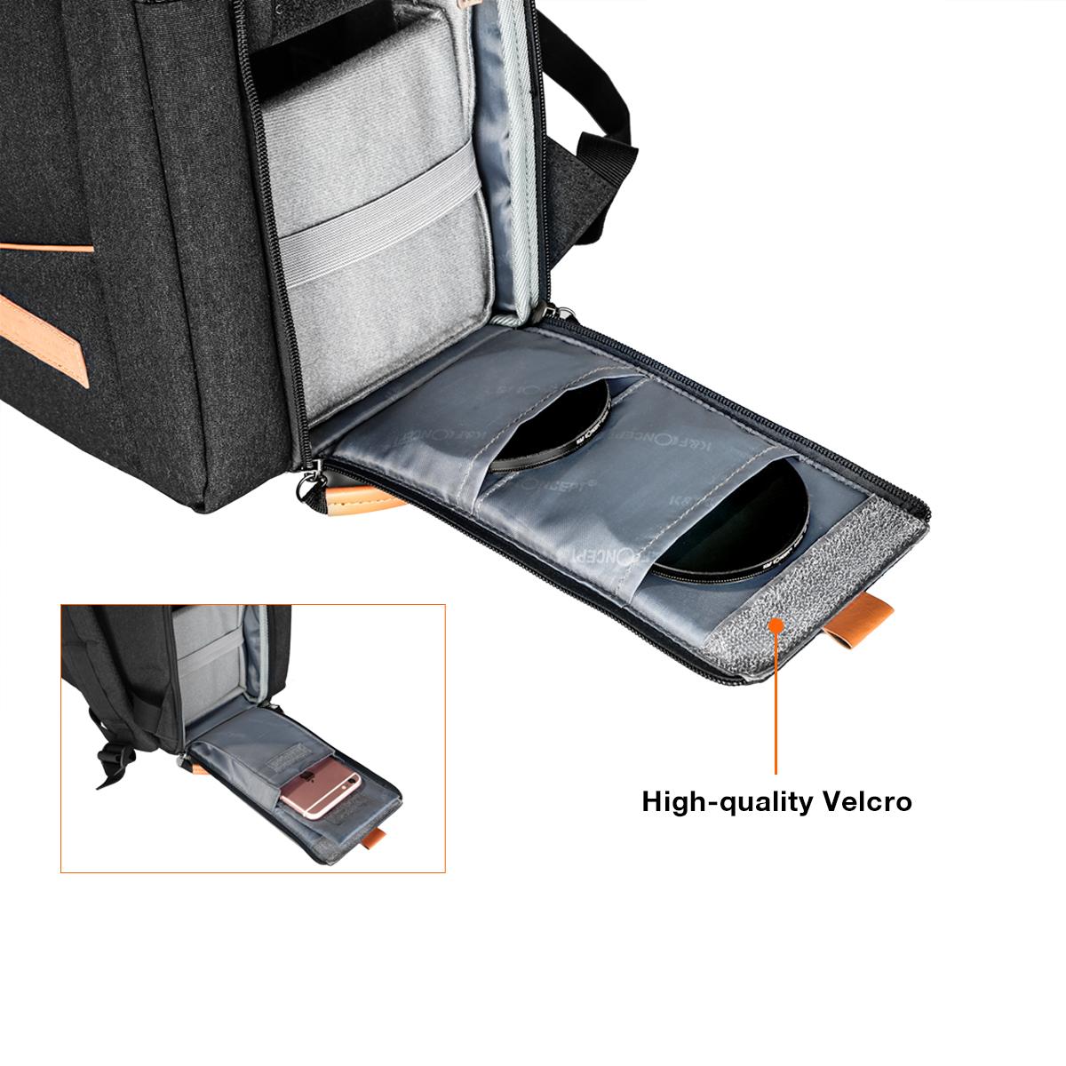 K&F Concept 13.072 DSLR Camera Travel Multi-functional Backpack_TP
