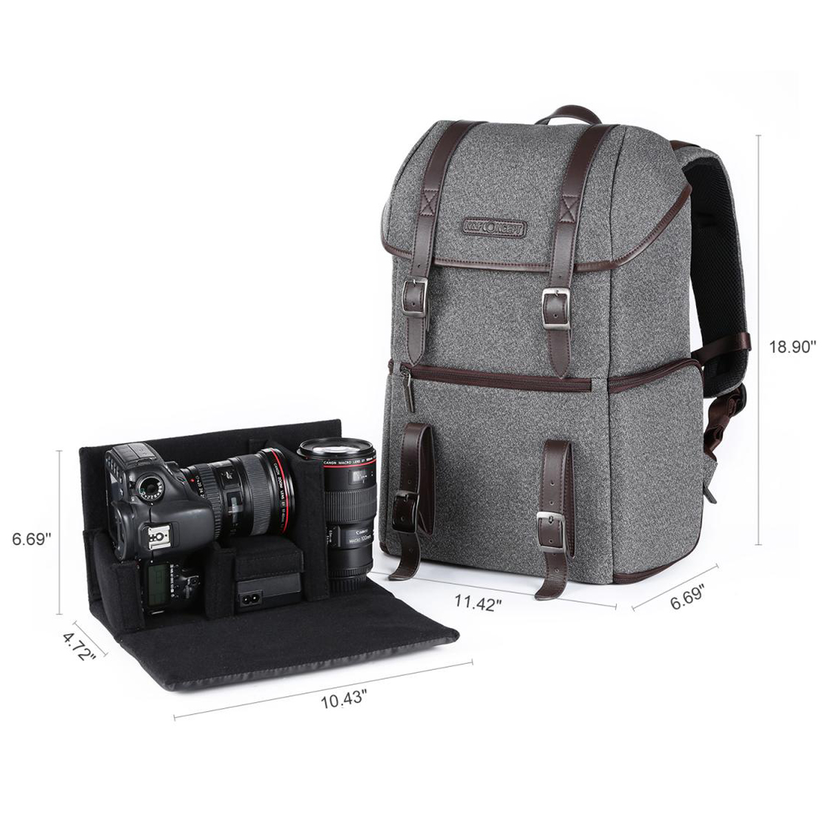 K&F Concept 13.080 DSLR Camera Backpack_TP
