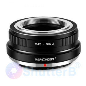 K&F Concept Lens Adapter Copper Mount for M42-NIK Z