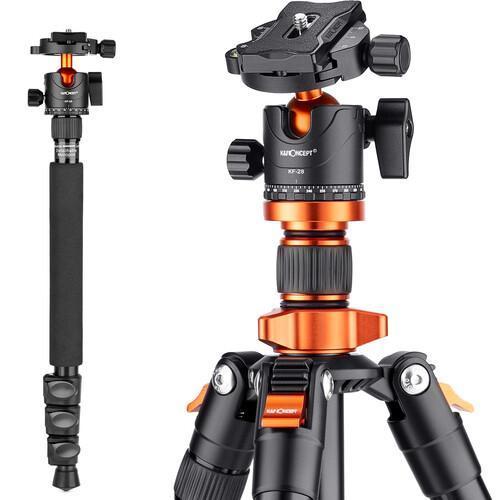 K&F Concept Tripod SA254M2 Aluminum Tripod with Monopod _TP