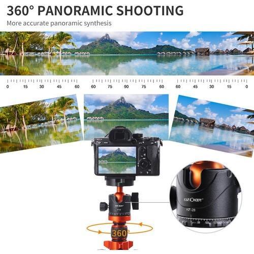 K&F Concept Tripod SA254M2 Aluminum Tripod with Monopod _TP