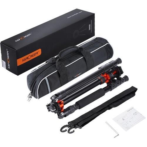 K&F Concept Tripod SA254M2 Aluminum Tripod with Monopod _TP