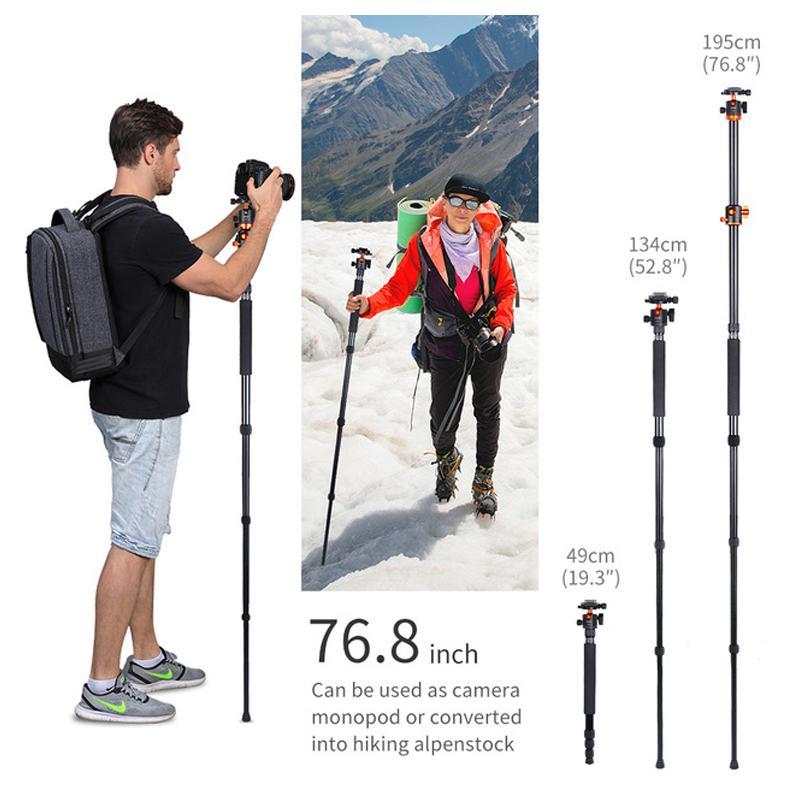 K&F Concept Tripod SA254T2 Magnesium Aluminum Alloy_TP