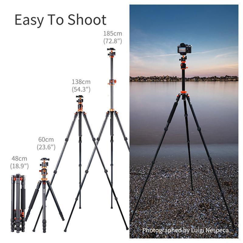 K&F Concept Tripod SA254T2 Magnesium Aluminum Alloy_TP