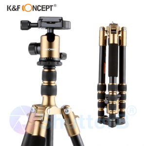 K&F Concept Tripod TM2235 Gold Aluminium