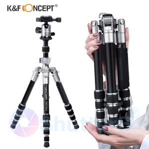 K&F Concept Tripod TM2235 II (Silver) Aluminium