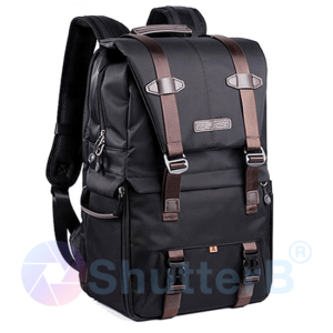 K&F Concept Multifunctional DSLR Camera Travel Backpack Black