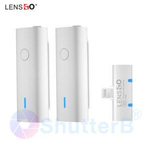 LENSGO 518C WIRELESS LAVALIER MICROPHONE FOR SMART PHONE IOS LIGHTING