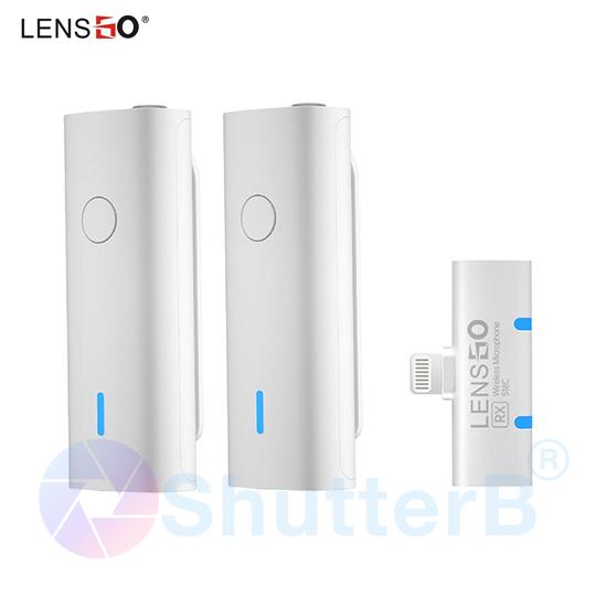 LENSGO 518C WIRELESS LAVALIER MICROPHONE FOR SMART PHONE IOS LIGHTING