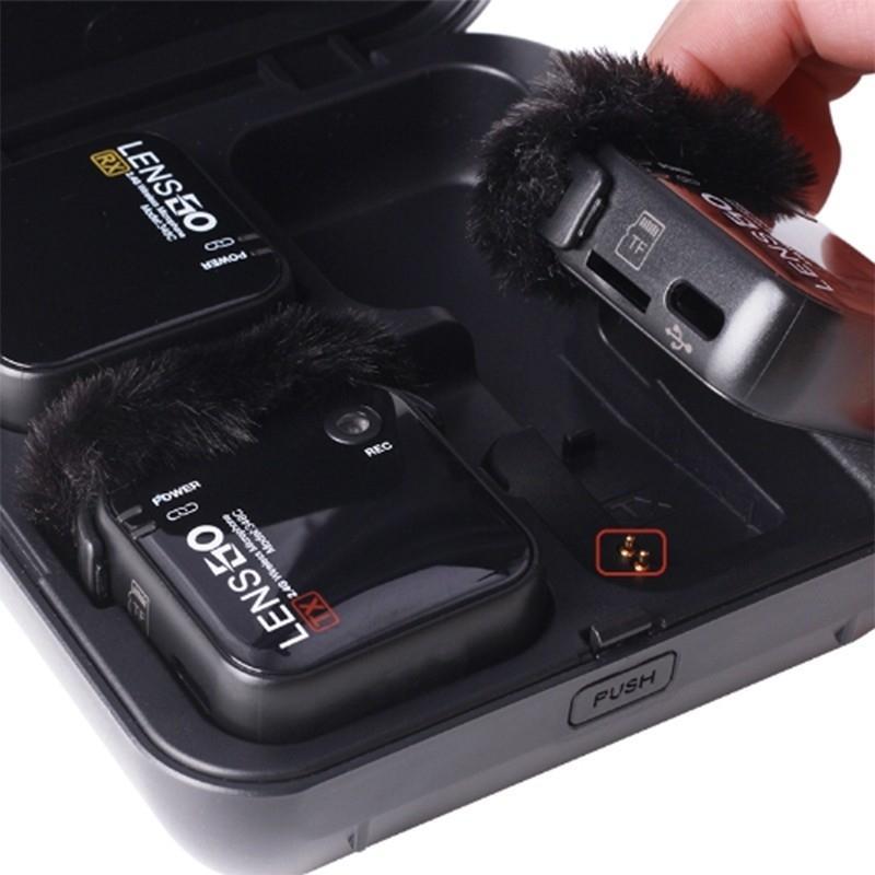 LENSGO LAVALIER WIRELESS MICROPHONE 2.4G 348C 1V1 B_TP