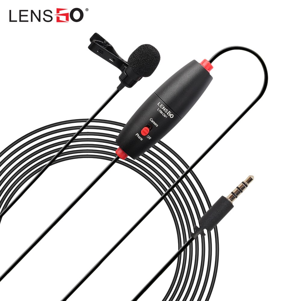 LYNCA LENSGO LYM-DM1 Mini Lavalier Microphone For Camera-Smartphone_TP