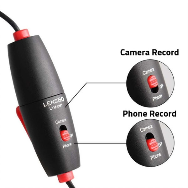 LYNCA LENSGO LYM-DM1 Mini Lavalier Microphone For Camera-Smartphone_TP
