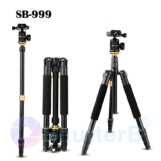 Shutter B Tripod SB-999 Aluminium Monopod Ball Head ขาตั้งกล้อง