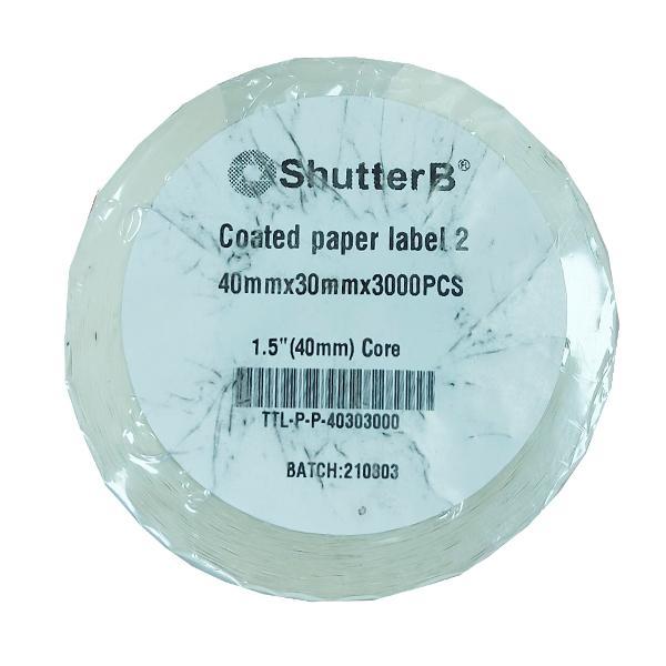 กระดาษสติ๊กเกอร์ บาร์โค้ด (ใช้กับเครื่องริบบอน) 40mmx30mm_TP