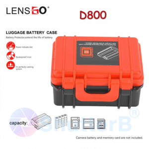 กล่องใส่การ์ด LENSGO D800 MINI BATTERY 2SD CASE