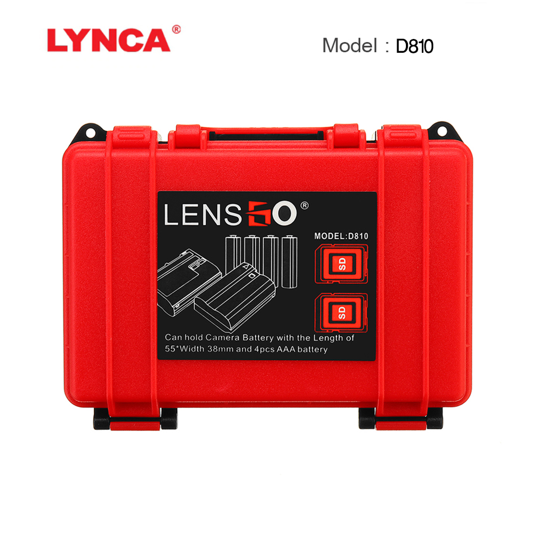 กล่องใส่การ์ด LENSGO D810 MINI BATTERY 4SD CASE_TP