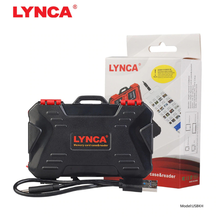 กล่องใส่การ์ด LYNCA USBKH MEMORY CARD BOX & Reader_TP