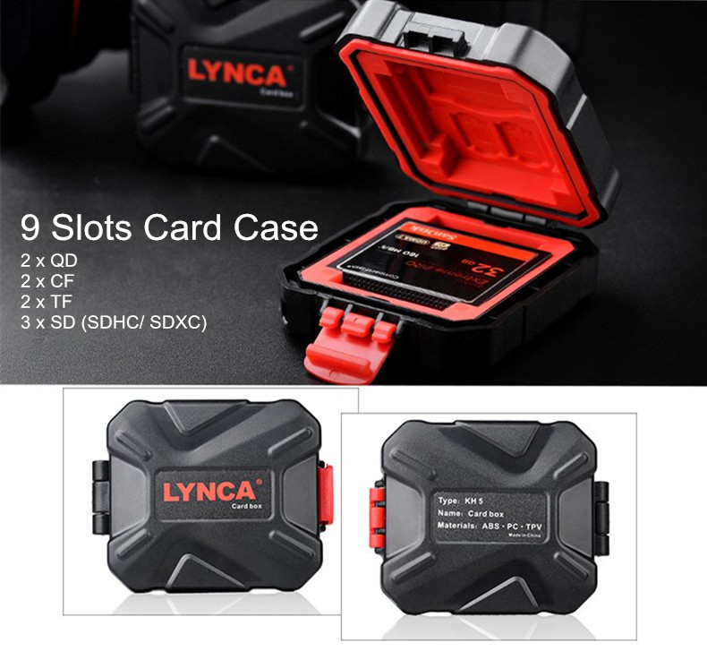 กล่องใส่การ์ด กล่องใส่การ์ด LYNCA KH5 MEMORY CARD BOX_TP