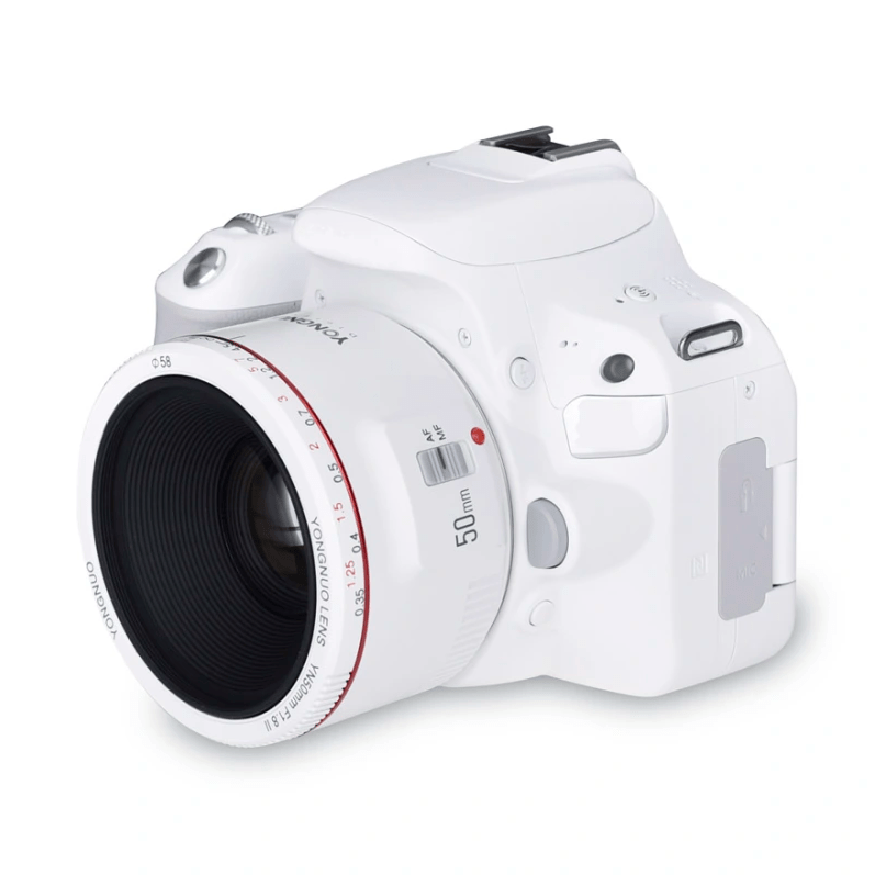 LENS YONGNUO 50MM./F1.8 II FOR CANON WHITE - Image 2