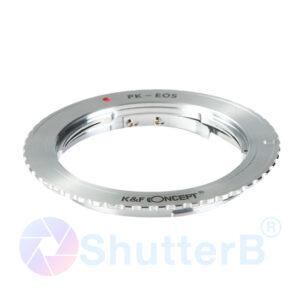 K&F LENS ADAPTER MOUNT PK-EOS