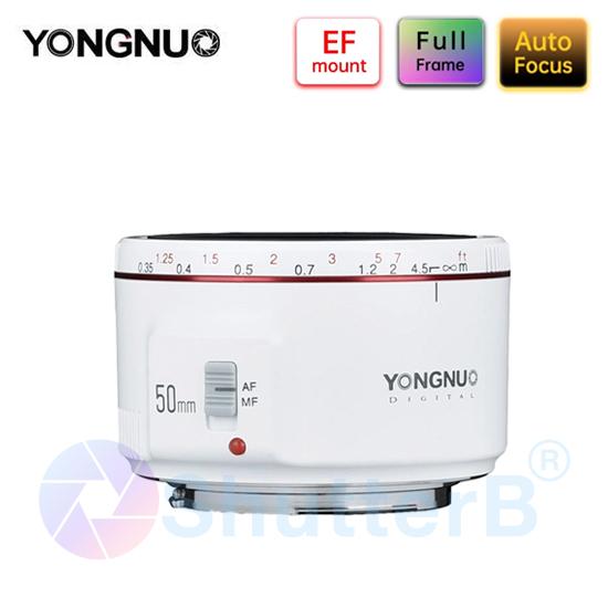 LENS YONGNUO 50MM./F1.8 II FOR CANON WHITE