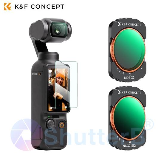 K&F FILTER ND2-32 ND32-512 NANO-X FOR DJI OSMO POCKET3