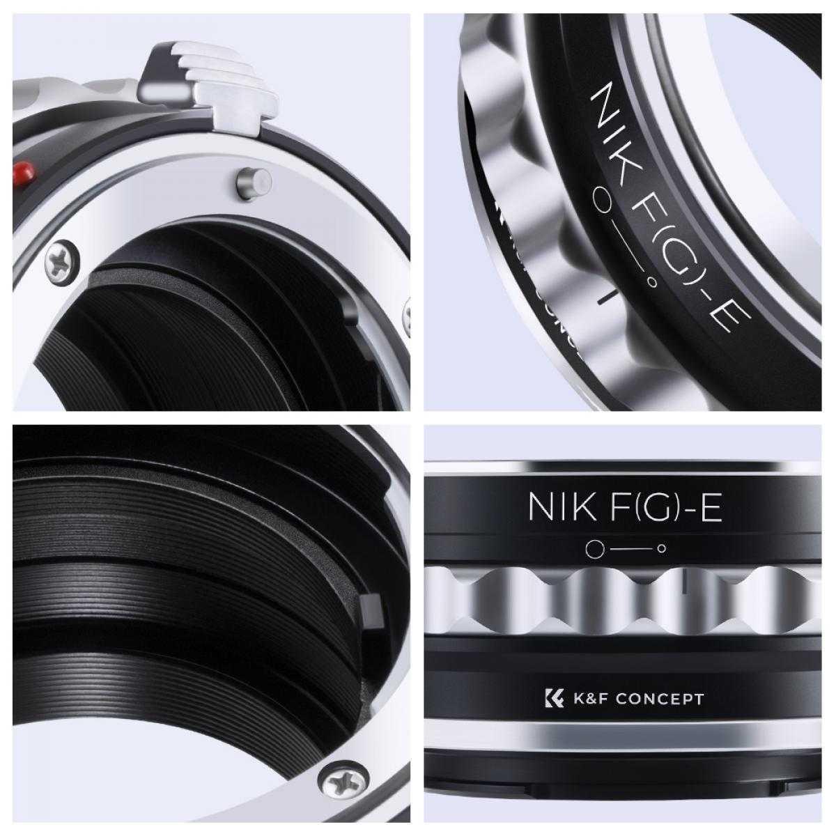 K&F LENS ADAPTER MOUNT NIK F(G)-E - Image 3