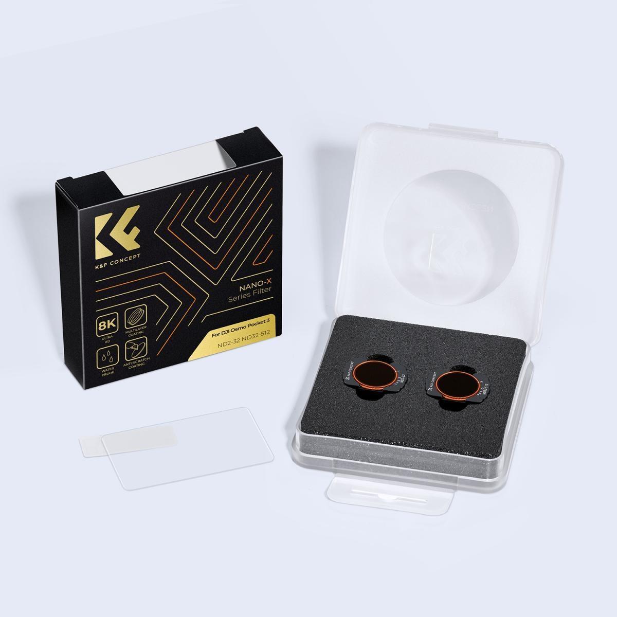 K&F FILTER ND2-32 ND32-512 NANO-X FOR DJI OSMO POCKET3 - Image 8
