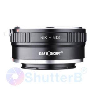 K&F LENS ADAPTER COPPER MOUNT NIK F-E (NIK-NEX)