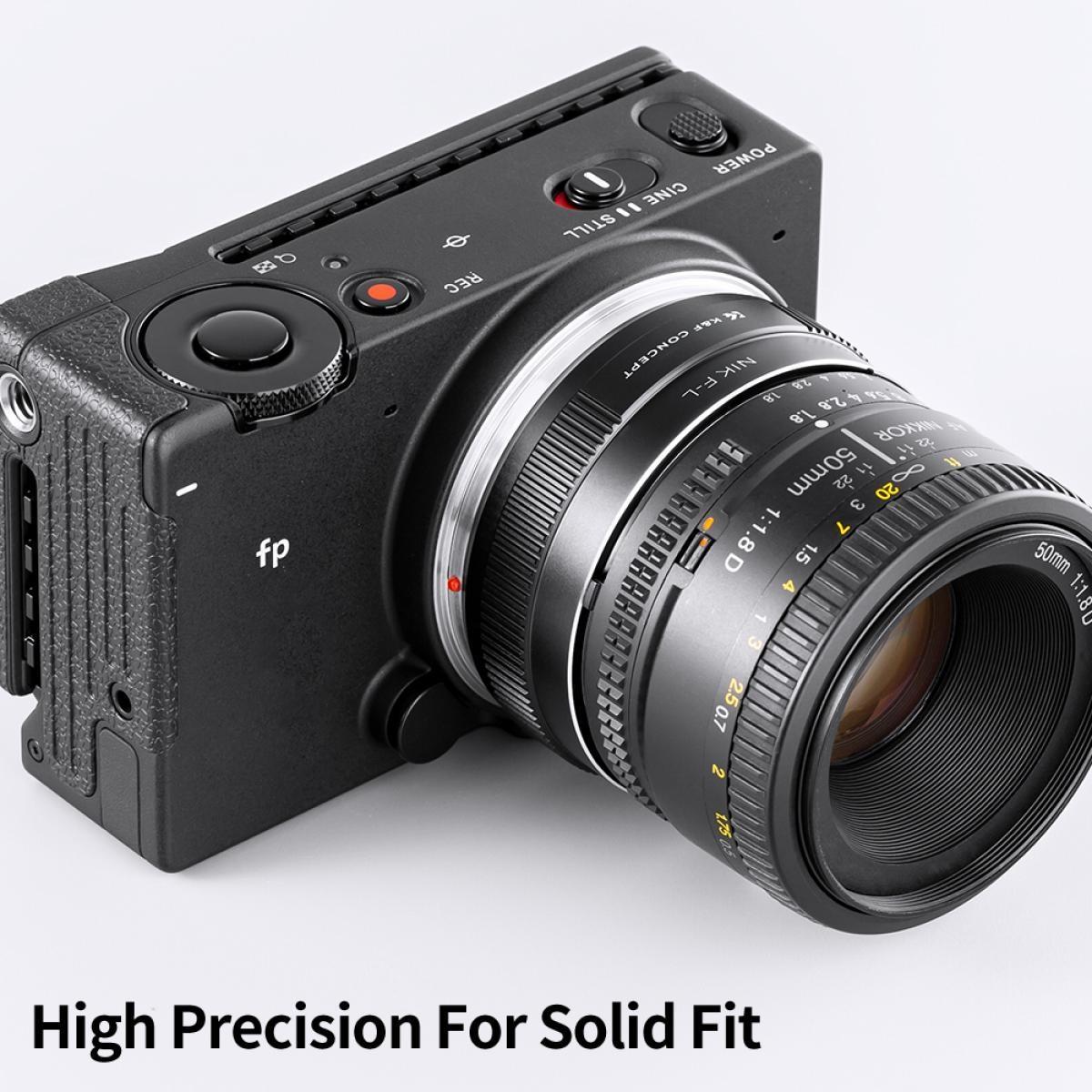 K&F LENS ADAPTER COPPER MOUNT NIK - L - Image 3