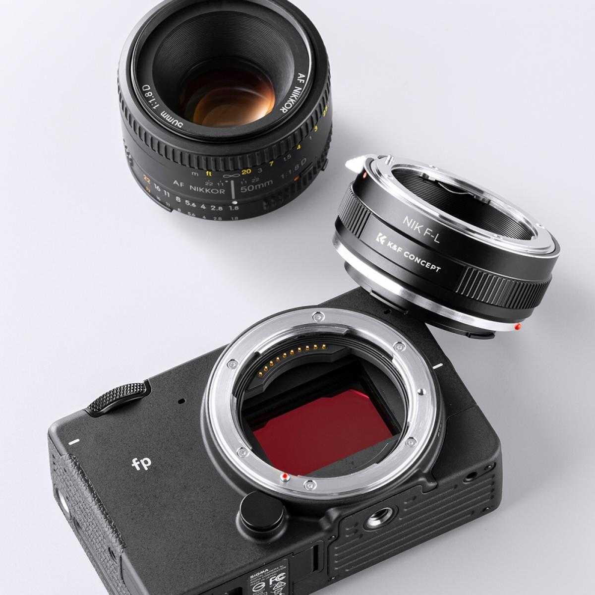 K&F LENS ADAPTER COPPER MOUNT NIK - L - Image 8
