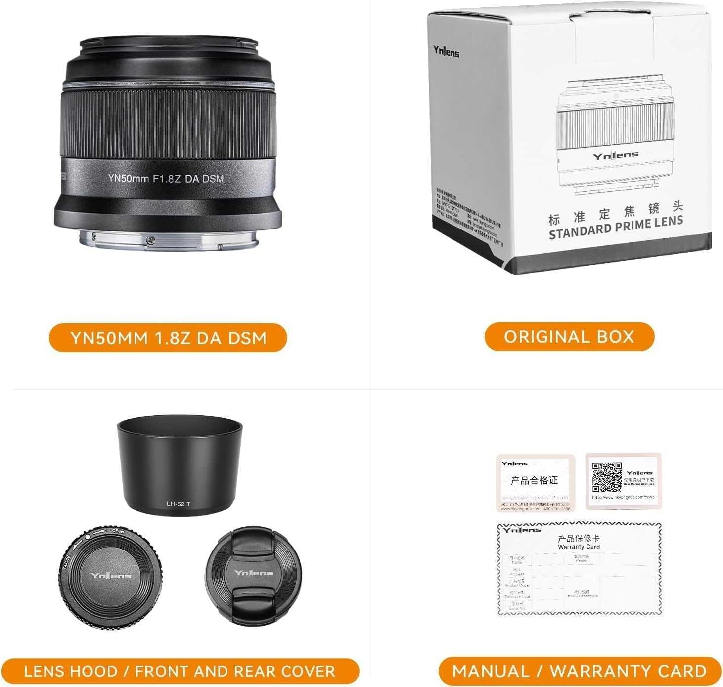 LENS YONGNUO 50MM F1.8Z DA DSM MOUNT FOR NIKON - Image 7